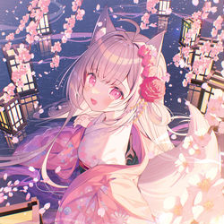 This is a pixiv picture whose title is 🌸🌸🌸.