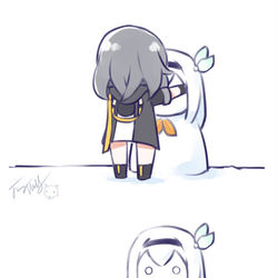 This is a pixiv picture whose title is 流萤雪人 (Firefly juice).