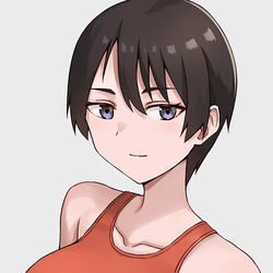 This is a pixiv picture whose title is 腹筋.