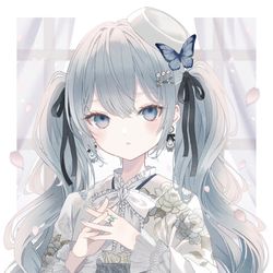 This is a pixiv picture whose title is 着物ミクさん.