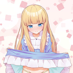 This is a pixiv picture whose title is 【skeb】 たくしあげ.