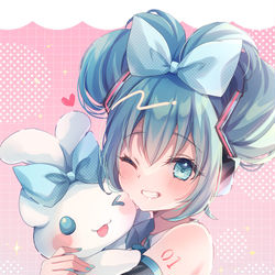 This is a pixiv picture whose title is むぎゅっ🤍.