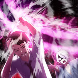 This is a pixiv picture whose title is 幸運EX＋＋＋バディによる哭倉村RTA⑧.