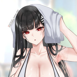This is a pixiv picture whose title is 🥵 調月リオ.