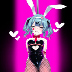 This is a pixiv picture whose title is ミクの日に間に合わなかった.