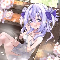 This is a pixiv picture whose title is お嬢様と貸切露天風呂♪.