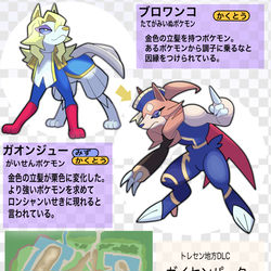 This is a pixiv picture whose title is トレセン地方に生息するポケモン達.