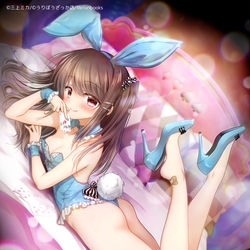 This is a pixiv picture whose title is バニーあゆはちゃん（健全.