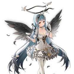 This is a pixiv picture whose title is 로앤나 : 춤추는 작은새.