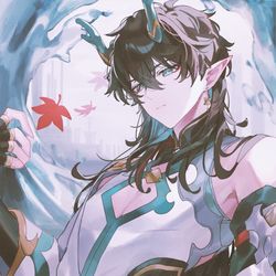 This is a pixiv picture whose title is 丹恒・飲月.