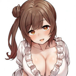 This is a pixiv picture whose title is 前かがみささらちゃん❤.