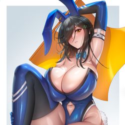 This is a pixiv picture whose title is バニーさん.