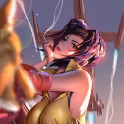 This is a pixiv picture whose title is Faye Valentine.