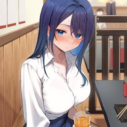 This is a pixiv picture whose title is …………(こっちも見て).