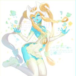 This is a pixiv picture whose title is チャイナ風ホーリー・エルフ.