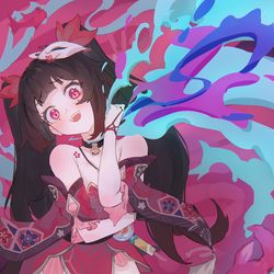 This is a pixiv picture whose title is 花火.