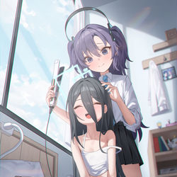 This is a pixiv picture whose title is ユウカ&アリス.