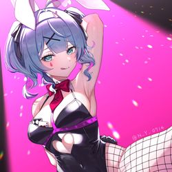 This is a pixiv picture whose title is ラビットホール.