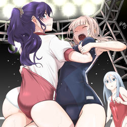 This is a pixiv picture whose title is リクエスト作品　　丸見えサッドガール.