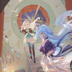 This is a pixiv picture whose title is 匹诺康尼.