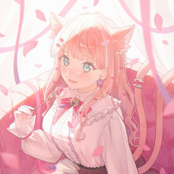 This is a pixiv picture whose title is 愛を込めて.