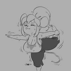 This is a pixiv picture whose title is COMM - Ria Fit Trainer.
