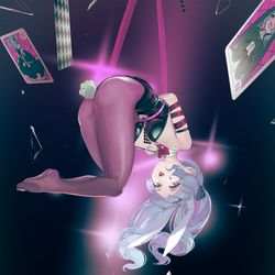 This is a pixiv picture whose title is All in to the rabbit hole.