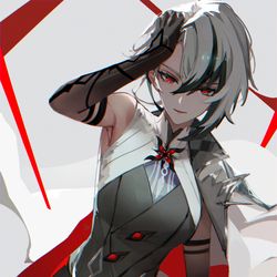 This is a pixiv picture whose title is 召使.
