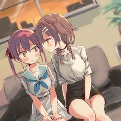 This is a pixiv picture whose title is ほろはに学園.