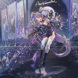This is a pixiv picture whose title is 藍璃かんな.