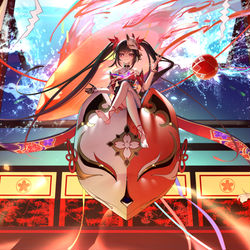 This is a pixiv picture whose title is 【星穹铁道x花火壁纸】——欢愉火燎.