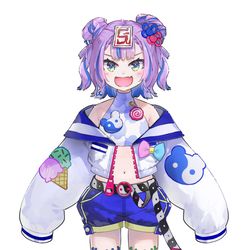 This is a pixiv picture whose title is キョンシーのCiちゃん新衣装.
