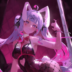 This is a pixiv picture whose title is ラビットホール.