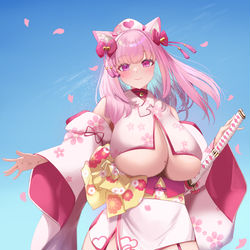 This is a pixiv picture whose title is 春よ.