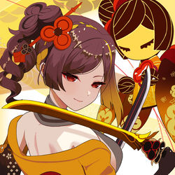 This is a pixiv picture whose title is 雷鳴の裁錦師.