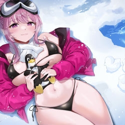 This is a pixiv picture whose title is CM.