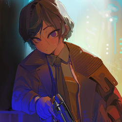 This is a pixiv picture whose title is Hag Deckard.