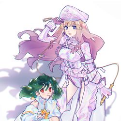 This is a pixiv picture whose title is 💚💖.