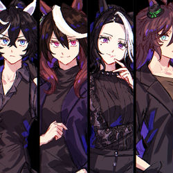 This is a pixiv picture whose title is 昭和組.