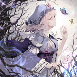 This is a pixiv picture whose title is 幽々子.
