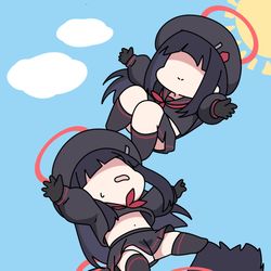 This is a pixiv picture whose title is 正実モブタワーバトル.