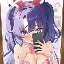 This is a pixiv picture whose title is バニーユウカ.