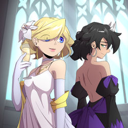 This is a pixiv picture whose title is Eyeing up.