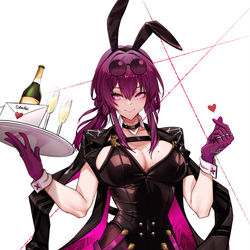 This is a pixiv picture whose title is Bunny Suit Kafka.