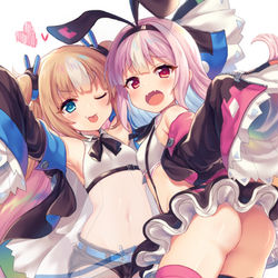 This is a pixiv picture whose title is 「「しきか〜ん♡」」.