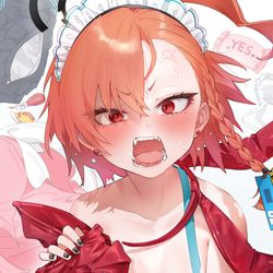 This is a pixiv picture whose title is お着替え美甘ネルさんとフェア関連.