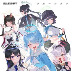 This is a pixiv picture whose title is BLUE SHIFT.