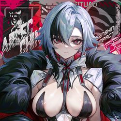 This is a pixiv picture whose title is 召使❌テック.