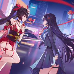 This is a pixiv picture whose title is 星穹铁道同人 花火.