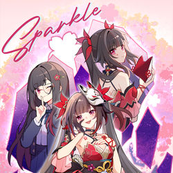 This is a pixiv picture whose title is 谁，才是花火？.